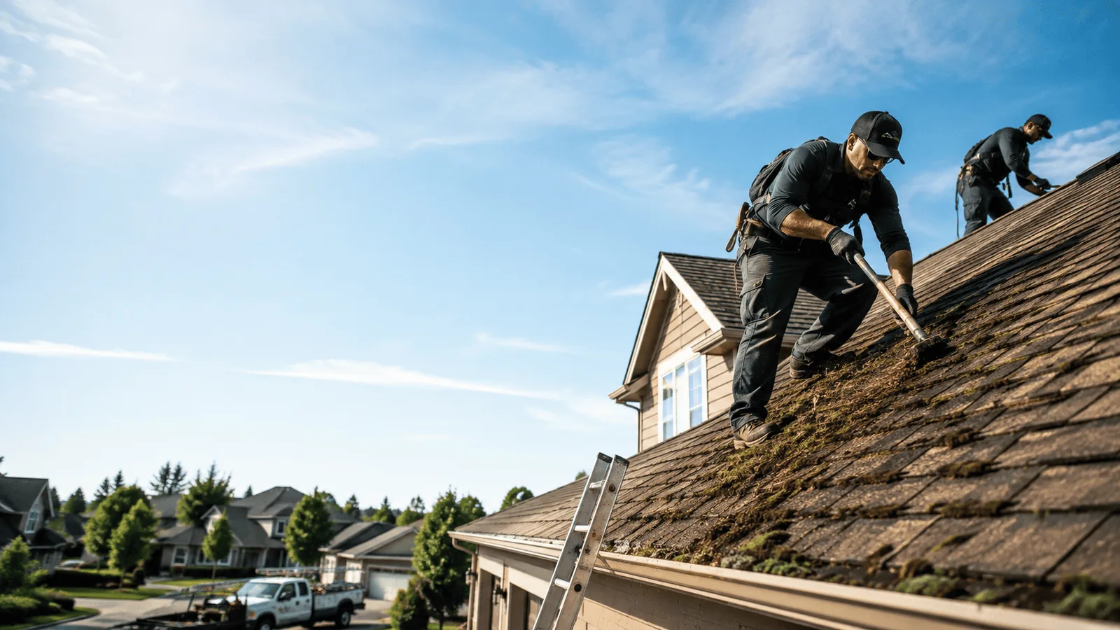 Roof Moss Removal in Midland, OH near me
